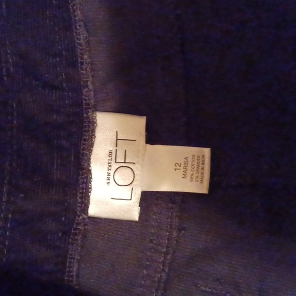 💫Corduroy Black Cropped Pants - Picture 7 of 10